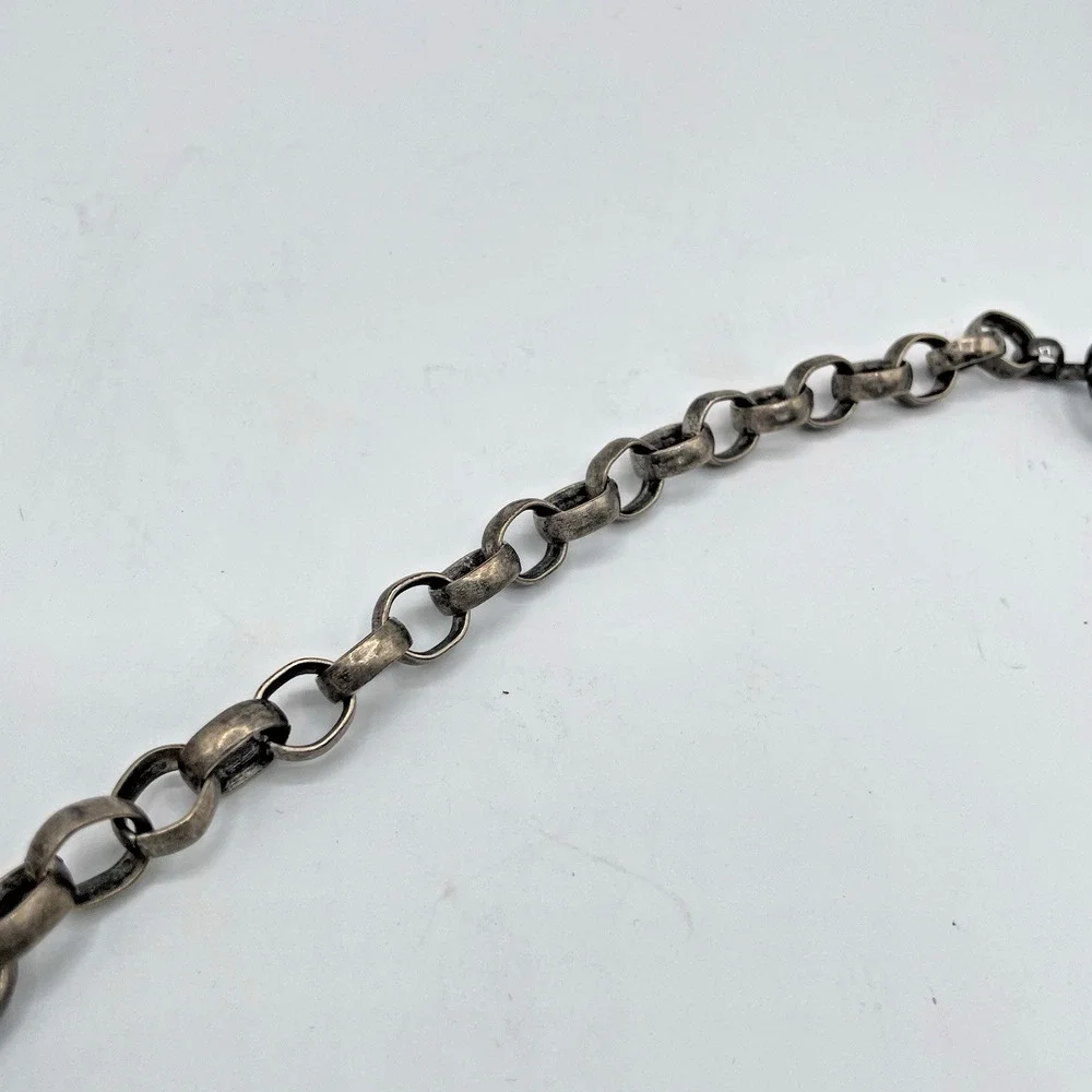 Vintage Horse Snaffle Horse Bit Belt 38 inches Gun Metal Equestrian Boho Classic